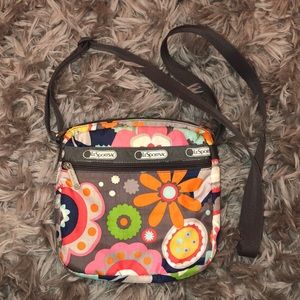 LeSportsac floral crossbody purse